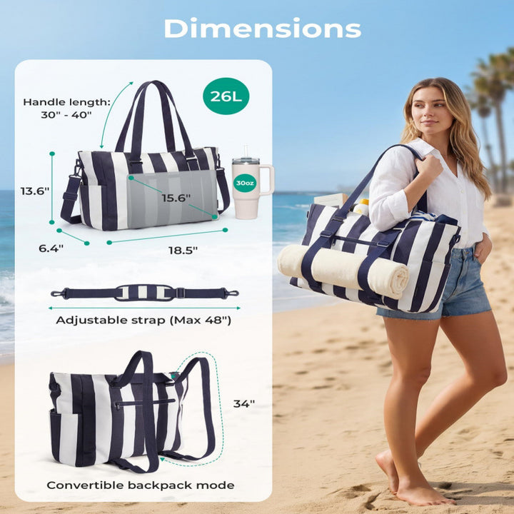Spacious Multi-Compartment Utility Tote Bowlift