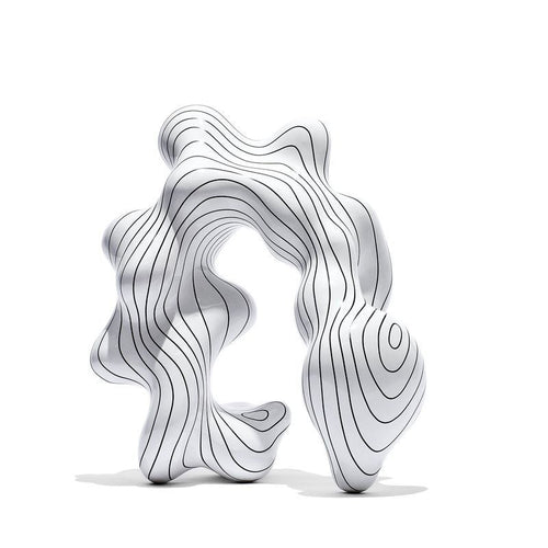 Abstract Wave Sculpture
