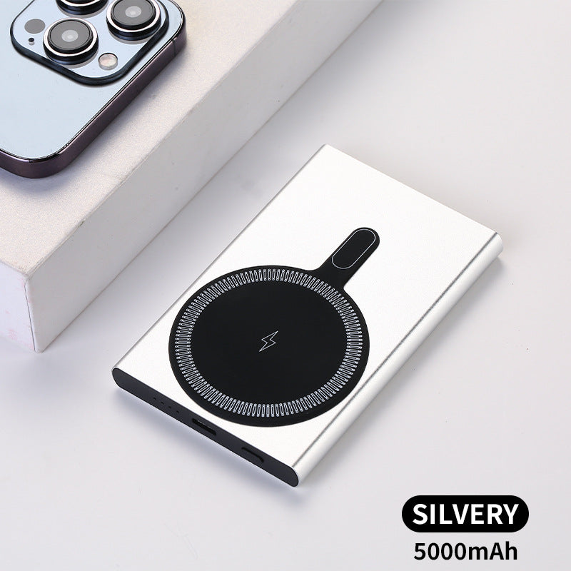 Portable Magnetic Power Bank with Fast Inductive Charger Bowlift