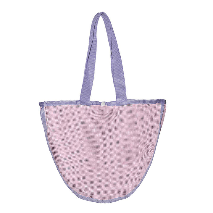 Versatile Beach Bag In Airy Mesh Design Bowlift