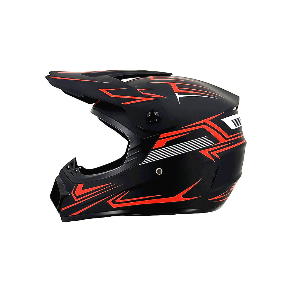 full-face motocross helmet with extended visor and reinforced chin guard Bowlift