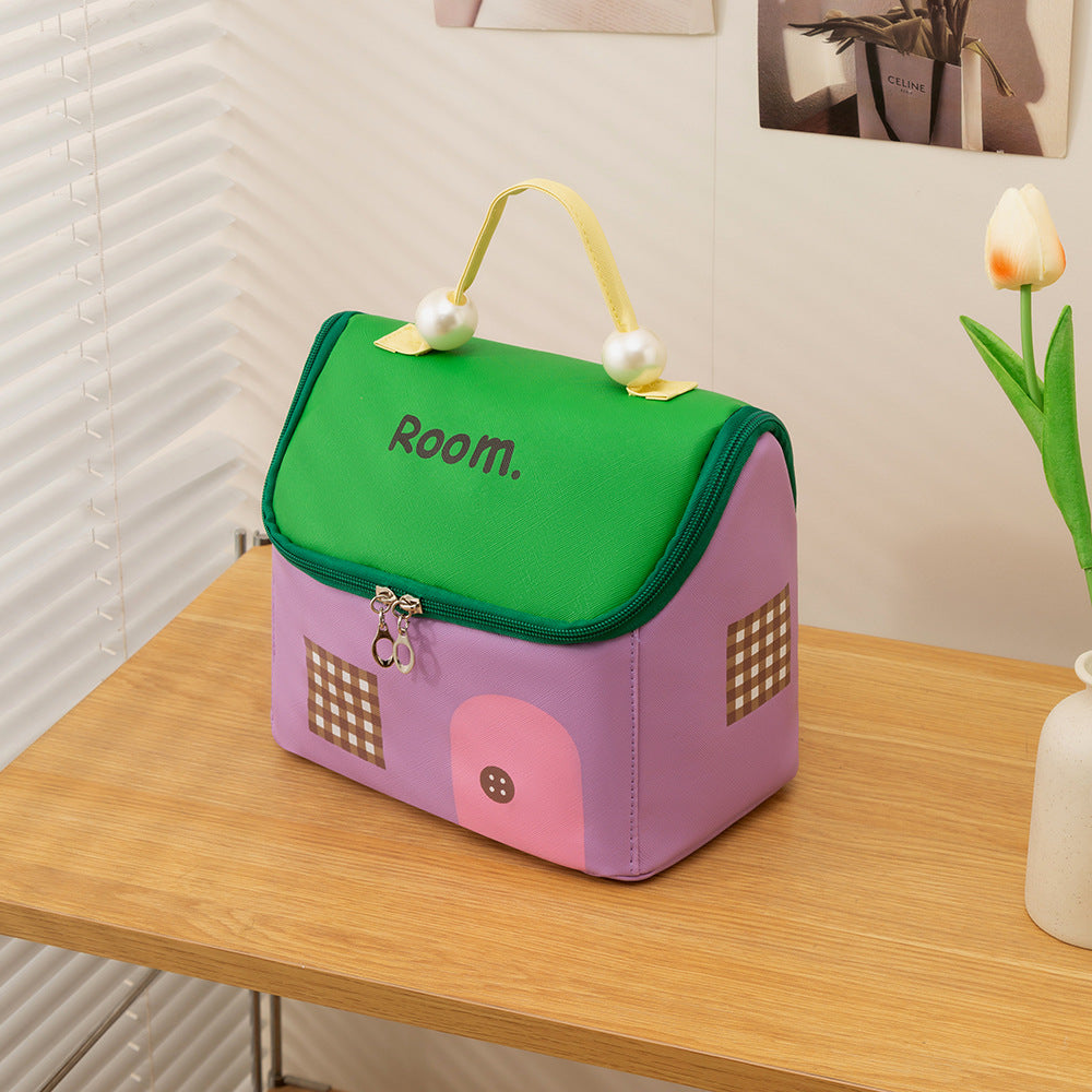 Cute House-Shaped Storage Bag Bowlift