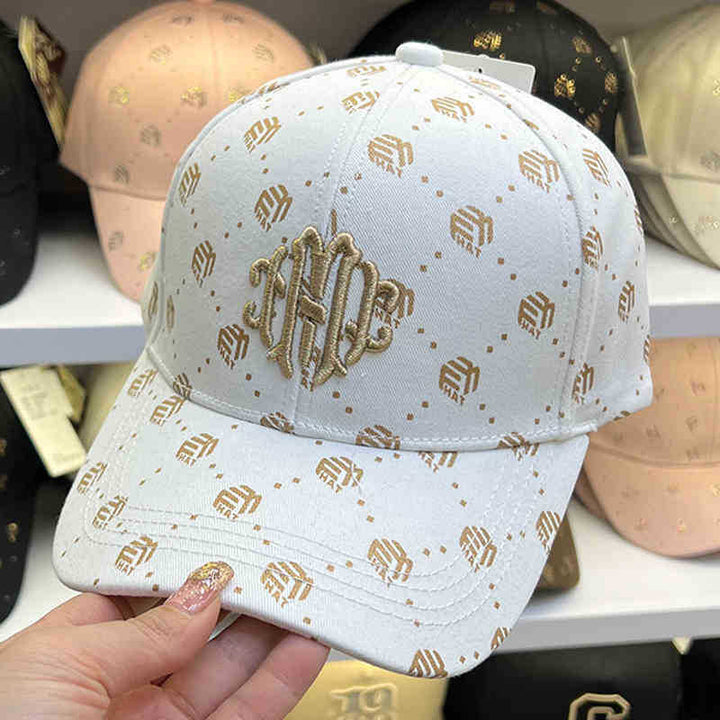 Men's Stylish Monogram Baseball Cap Bowlift