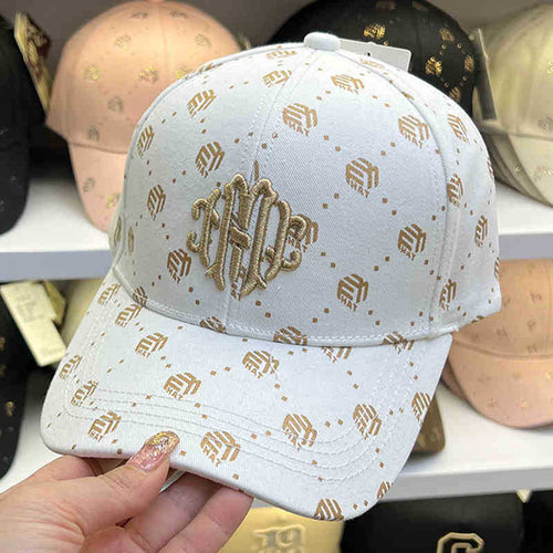 Men's Stylish Monogram Baseball Cap Bowlift