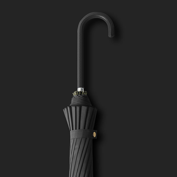 Ladies elegant automatic folding umbrella with wind-resistant construction Bowlift