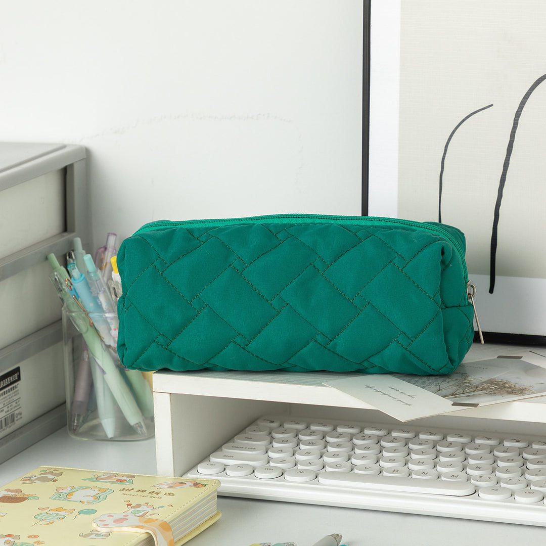 Quilted Textured Pencil Case Bowlift