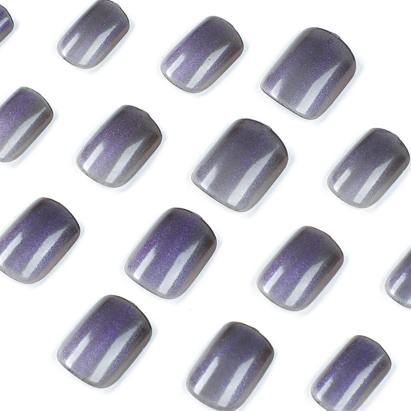 Glamorous nail extensions with glitter effect Bowlift