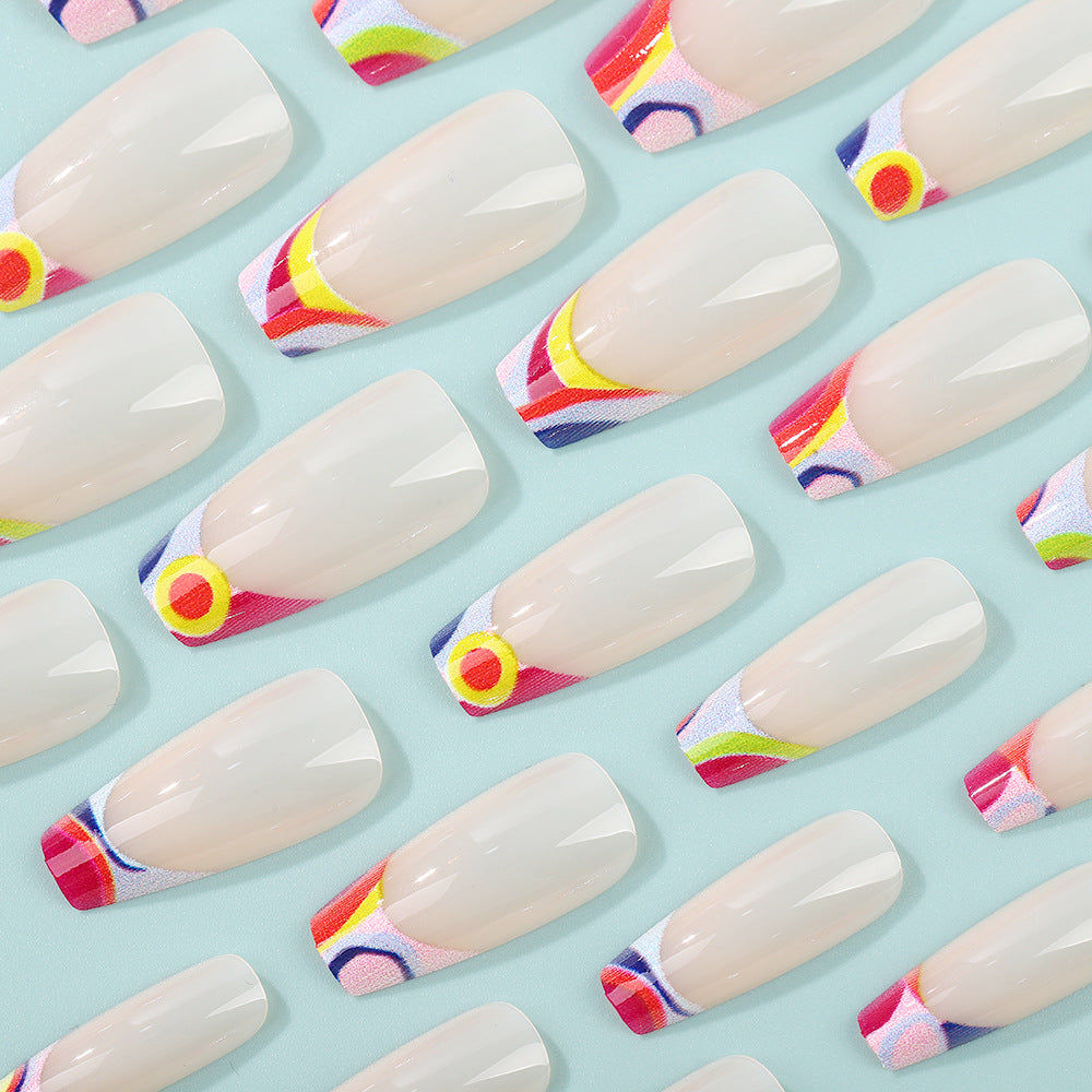 Creative and colorful nail art Bowlift