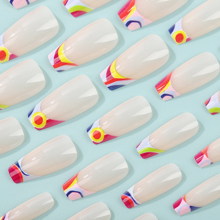 Creative and colorful nail art Bowlift