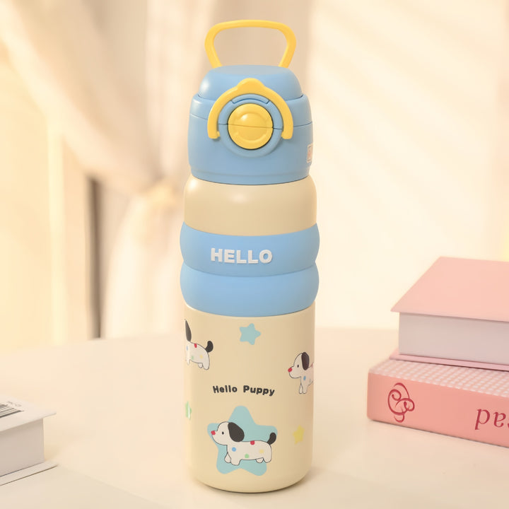 Ladies Stylish Insulated Drinking Bottle with Playful Design Bowlift