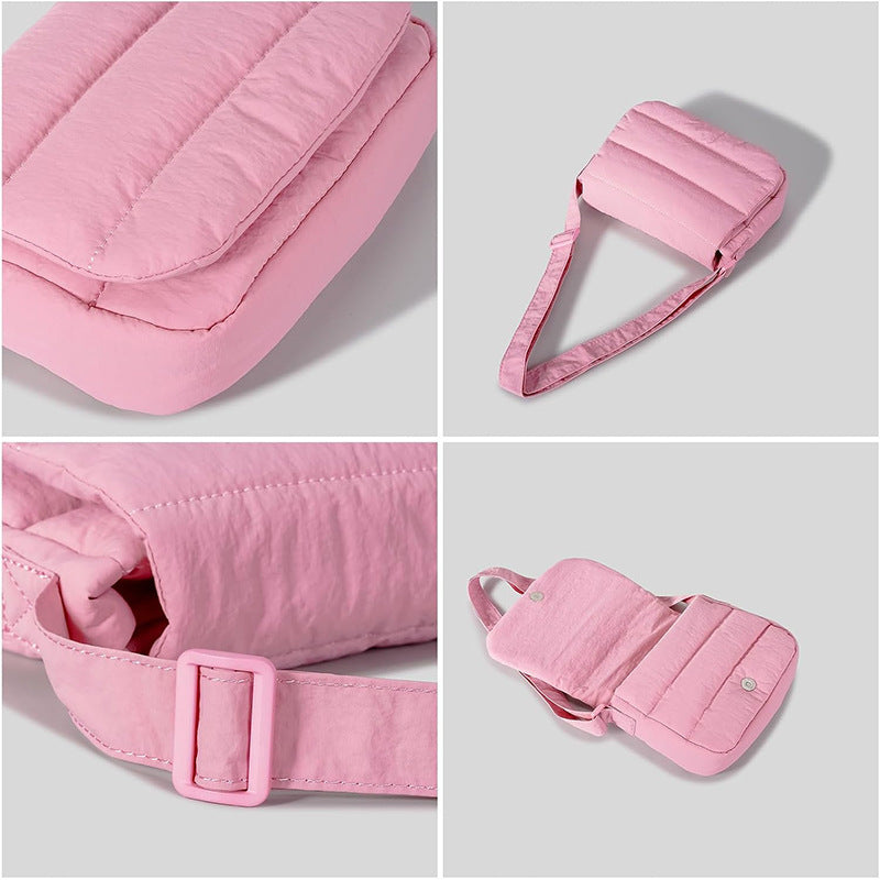 Multifunctional Padded Shoulder Bag Bowlift