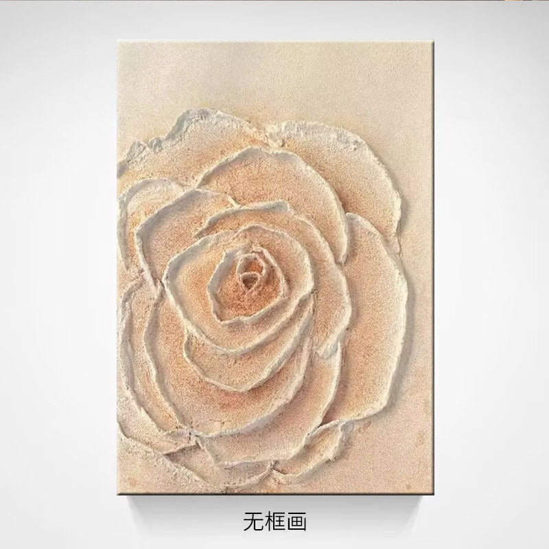 Textured Floral Canvas Artwork