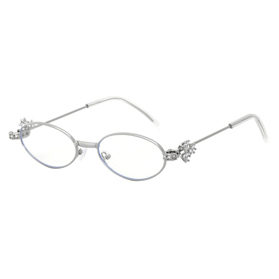 Women's Designer Sunglasses with elegant, mirrored frame and stylish embellishments Bowlift