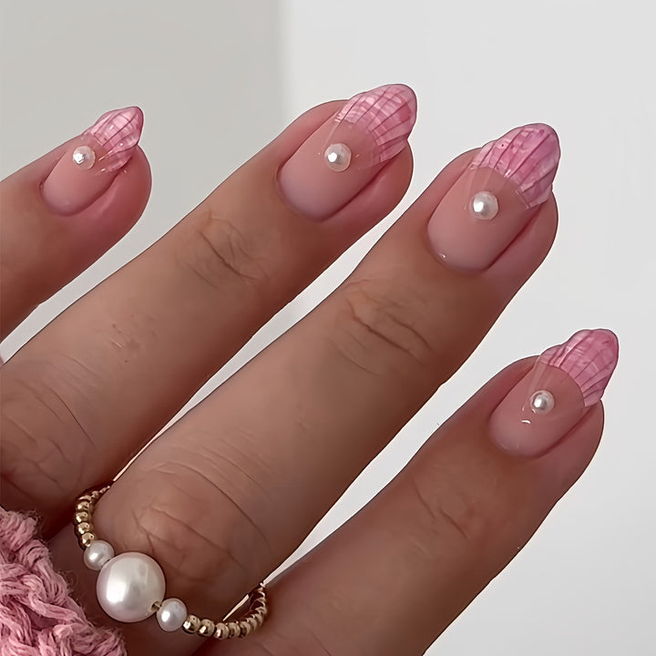 Floral Art Acrylic Nail Set Bowlift