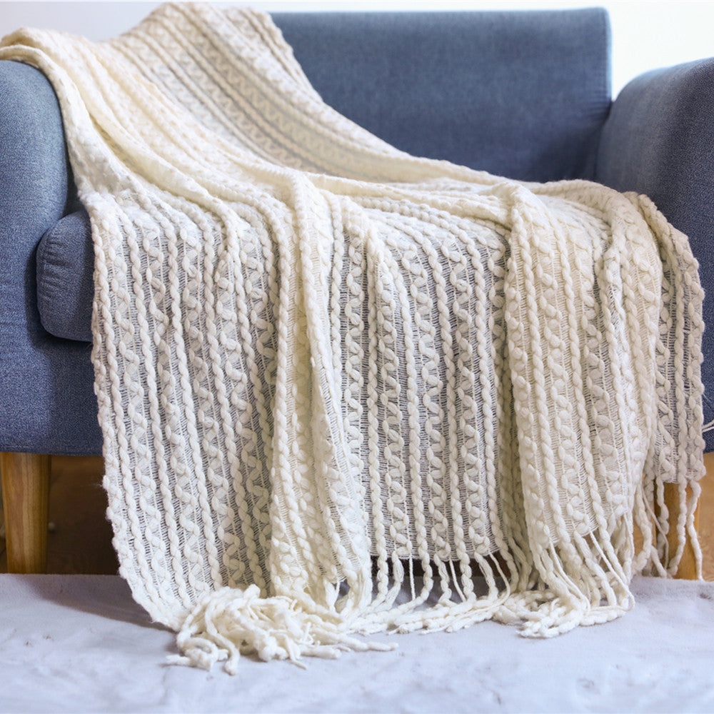 Textured Knit Scarf