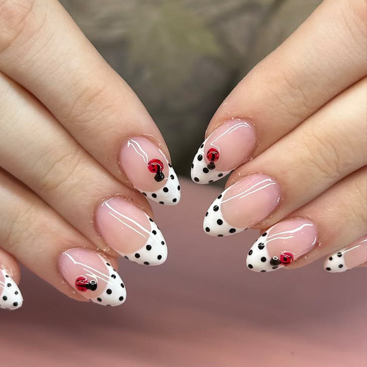 Designer French Tip Nail Art Bowlift