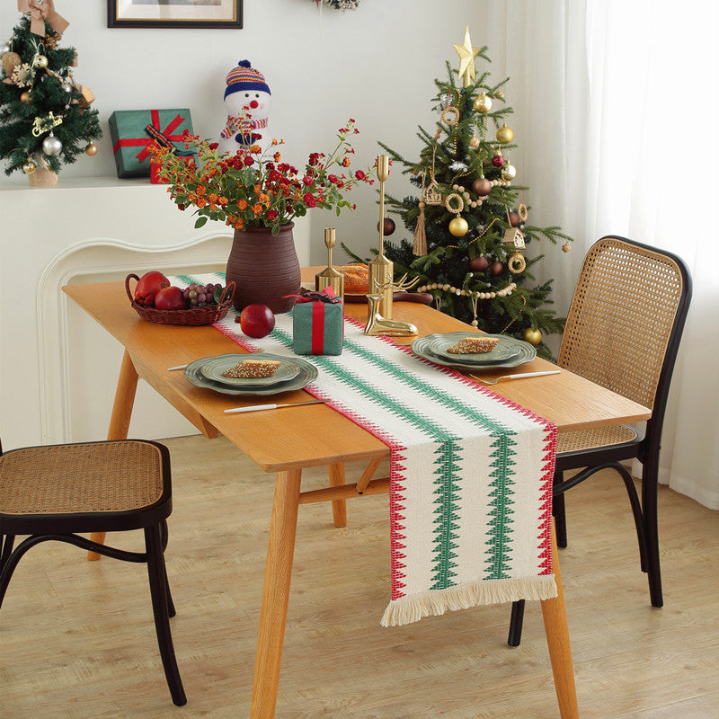 Festively Patterned Table Runner