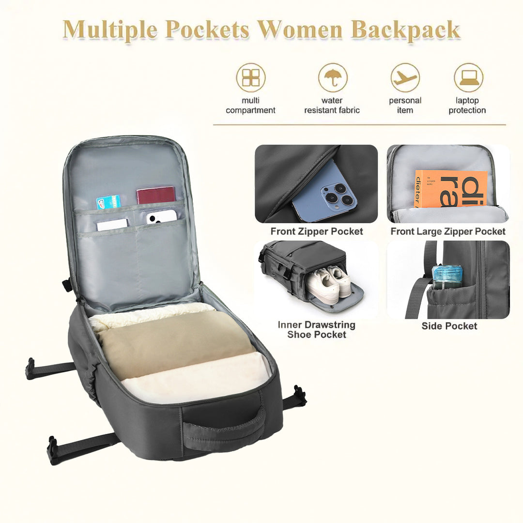 Multifunctional Laptop Backpack with Versatile Compartments Bowlift