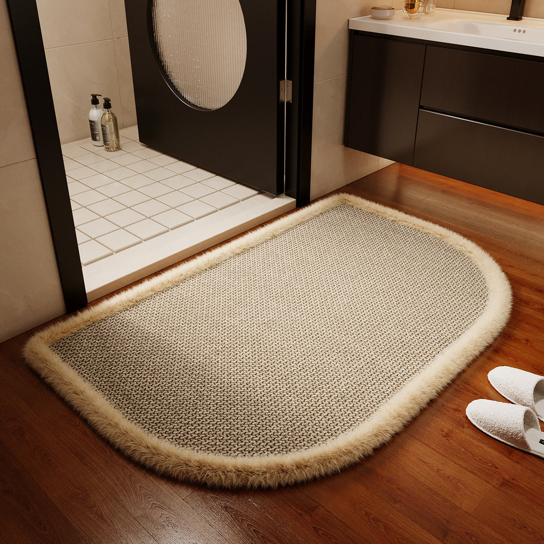 Soft Textured Bathroom Mat Bowlift