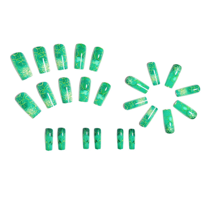 Artificial Nails in Luxurious Marble Effect Bowlift