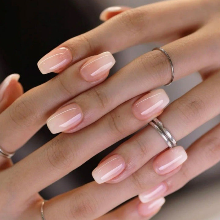 Elegant Ombré Press-On Nail Set Bowlift