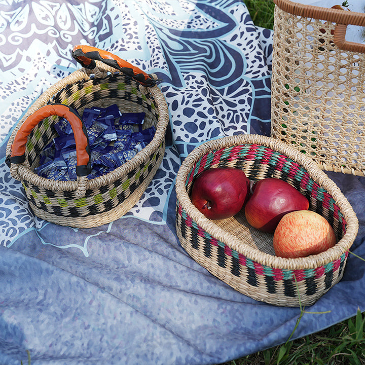 Handmade storage basket made of natural materials Bowlift