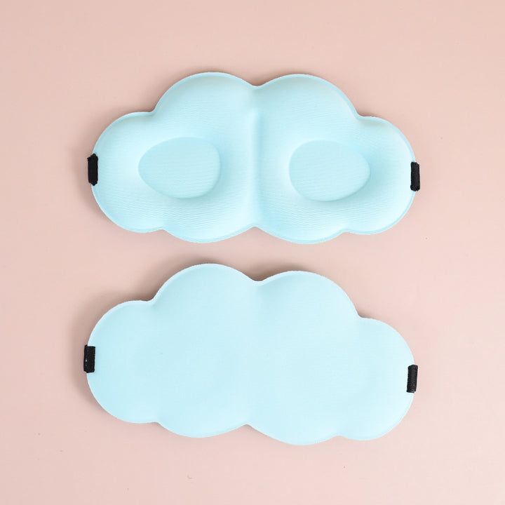 Women's cute cloud sleep mask made of memory foam with ergonomic padding and adjustable elastic band Bowlift