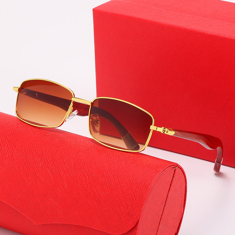 Women's fashionable sunglasses with luxurious metal frame and UV protection Bowlift