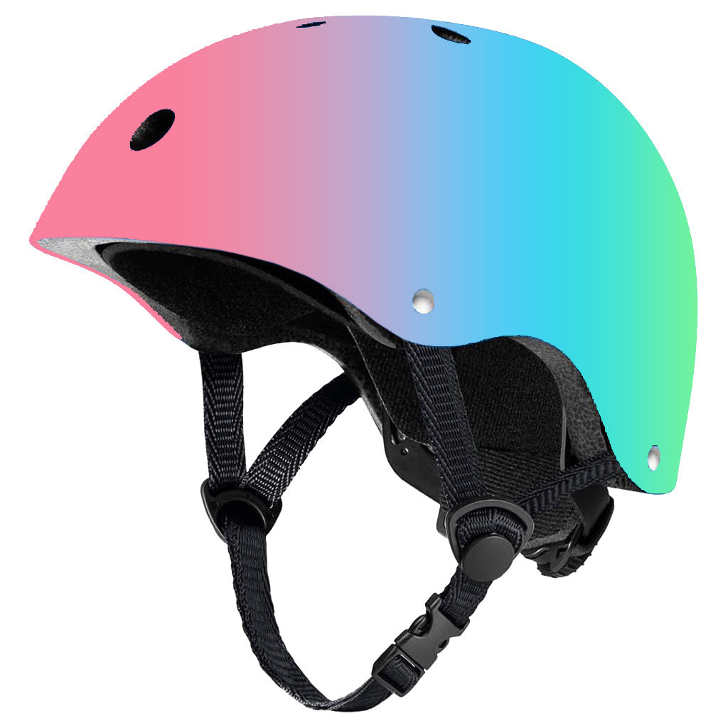 multi sport protective skate and cycling helmet with EPS impact foam and adjustable chin strap Bowlift