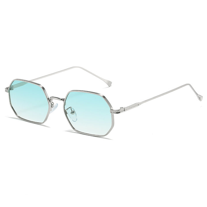 Women Octagonal Designer Sunglasses with High-Quality Metal Frame Bowlift