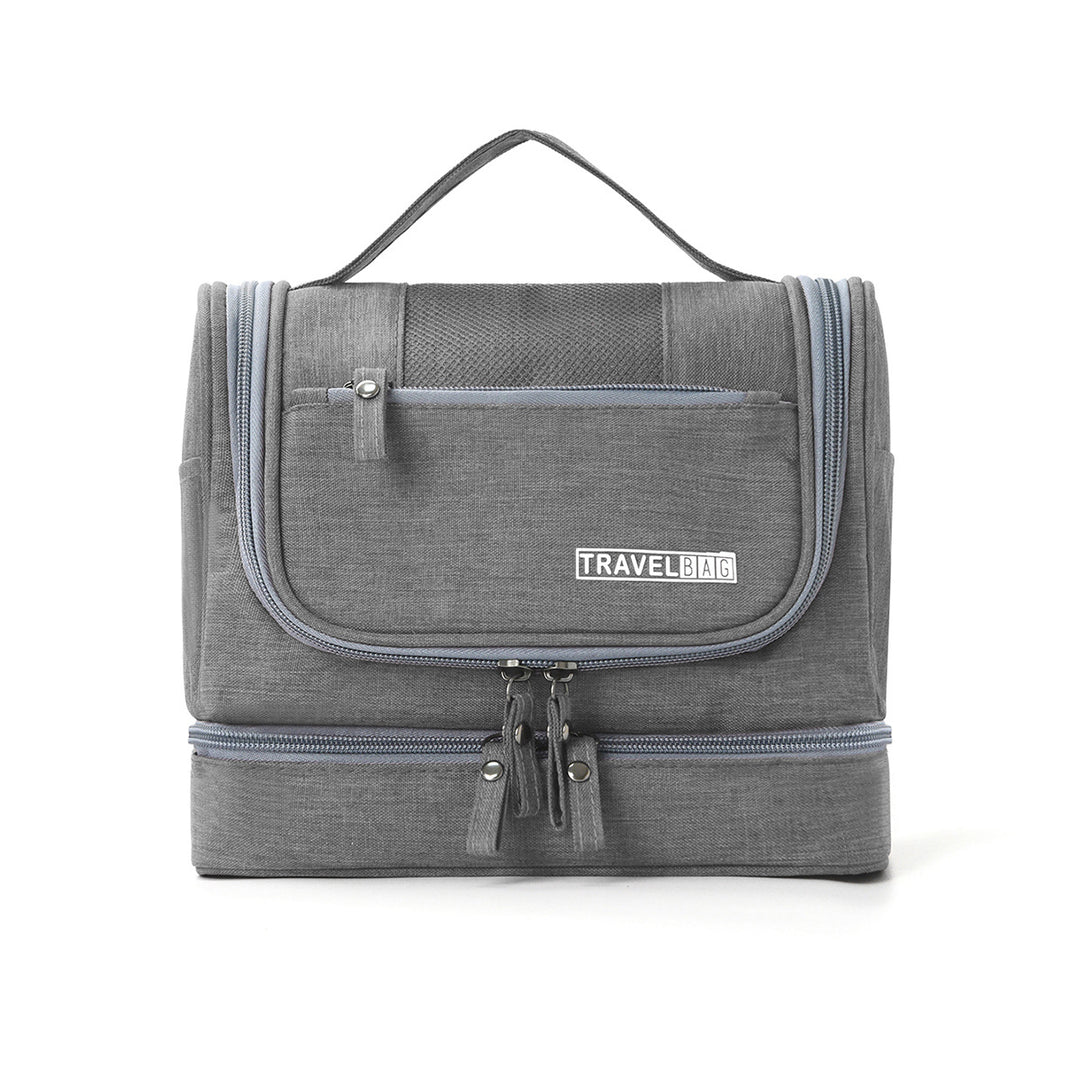 Travel toiletry bag with multiple compartments and practical organization Bowlift
