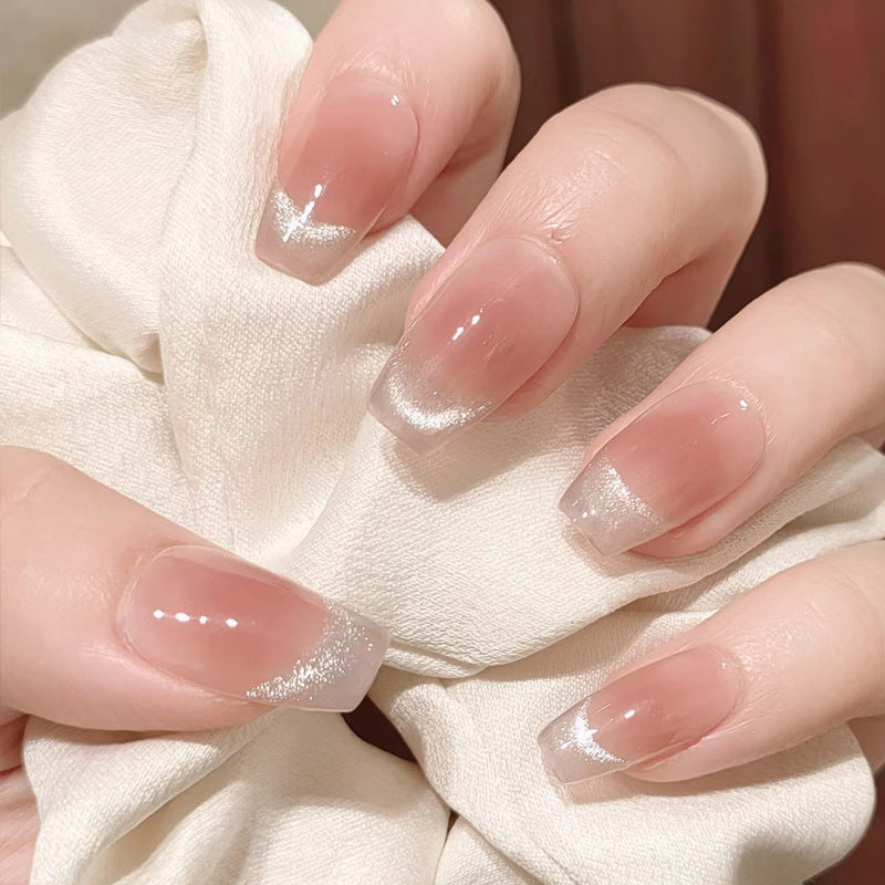 Premium Rhinestone-Embellished Press-On Nails Bowlift