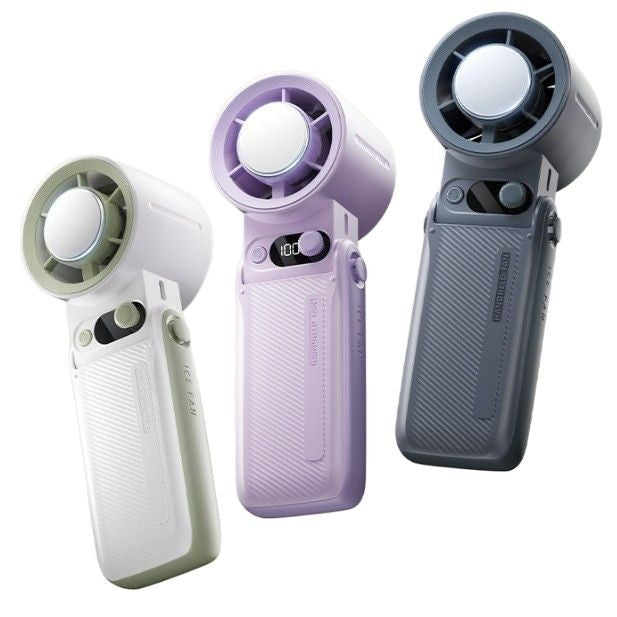 Portable Ice Cooling Handheld Fan Bowlift