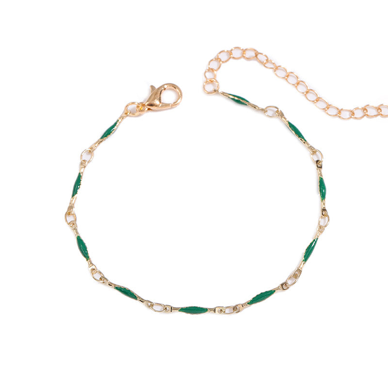 Elegant Adjustable Gemstone Chain Bracelet Bowlift
