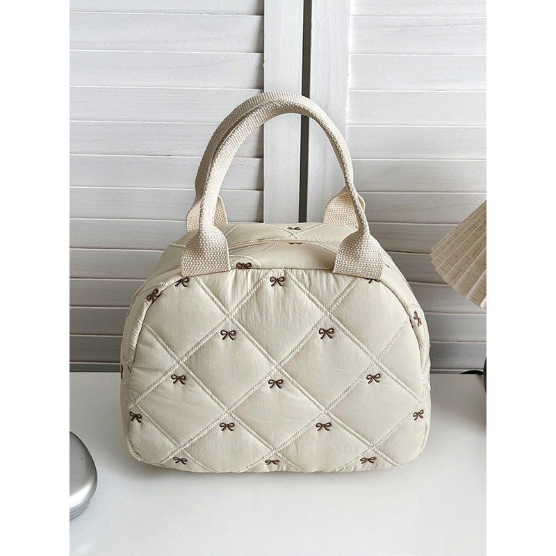 WoQuilted Bow Detail Handbag Bowlift