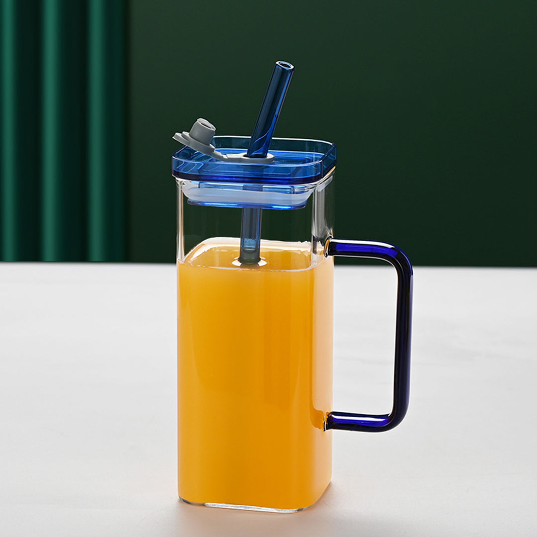 Women's drinking container with innovative lid system and integrated straw Bowlift