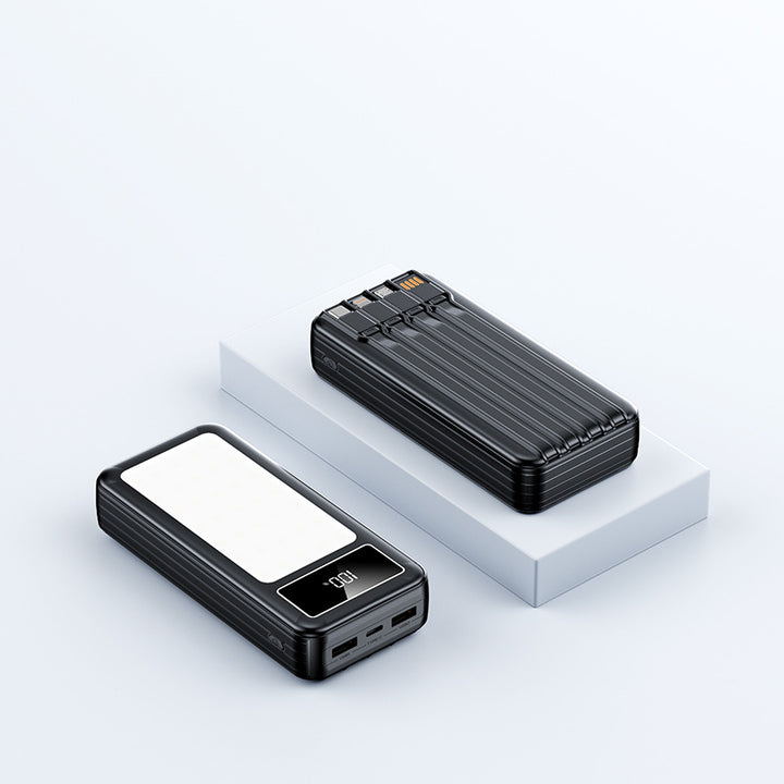 Powerful power bank with intelligent LED charging status management Bowlift