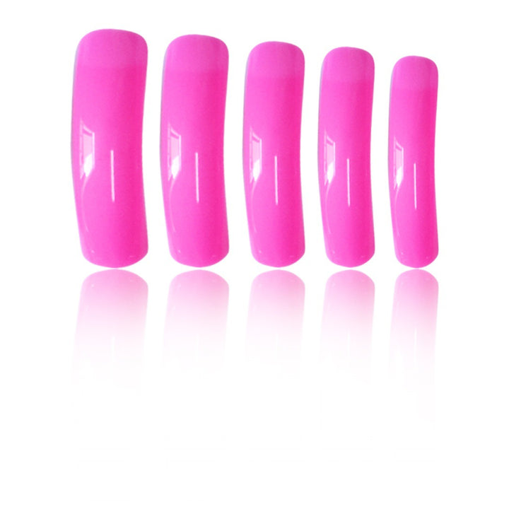 Glossy Long Press-On Nails Bowlift