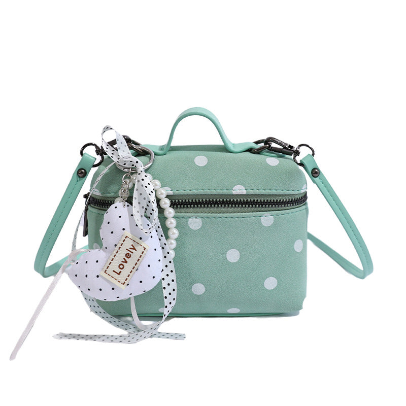 Chic Polka Dot Crossbody Bag Bowlift
