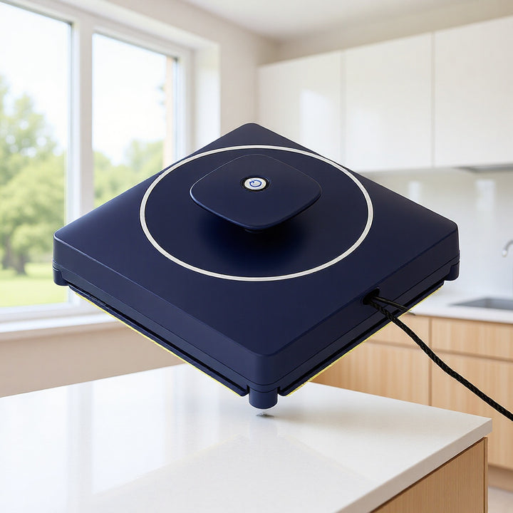 smart automatic robotic window cleaner with integrated spray and precision squeegee Bowlift