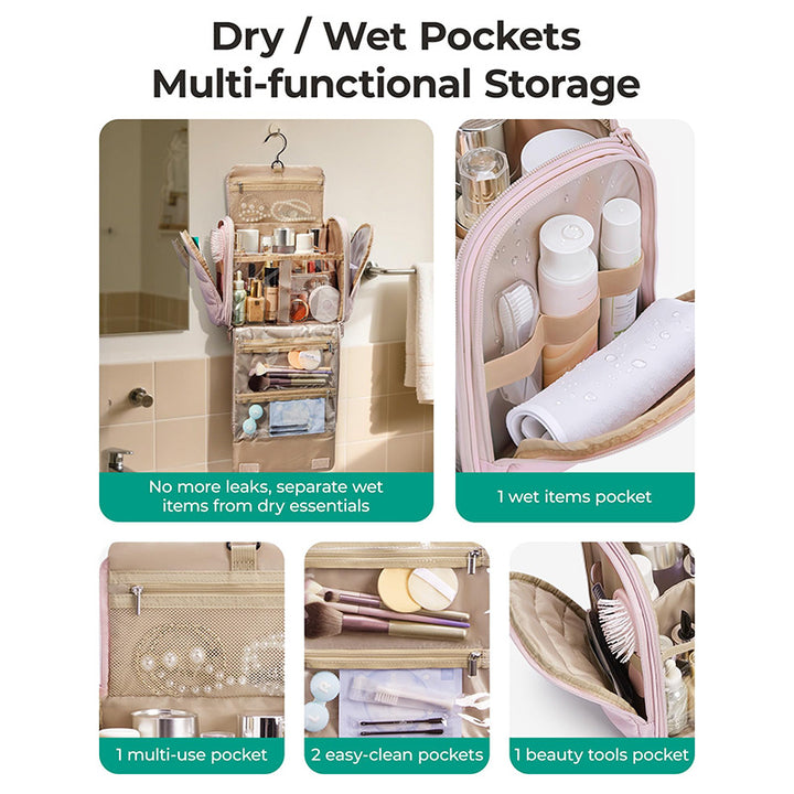 Practical Travel Toiletry Bag Bowlift