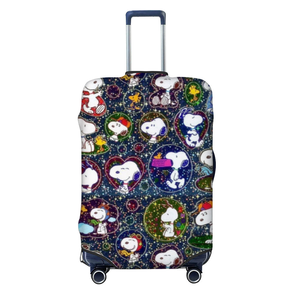 Ladies nan elastic suitcase cover with motif print, water-repellent and tear-resistant, with handle and telescopic opening Bowlift