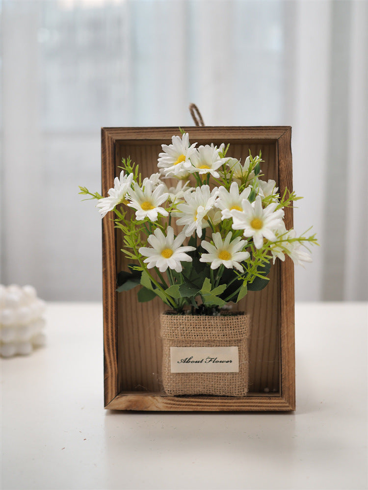 Decorative Faux Flower Box