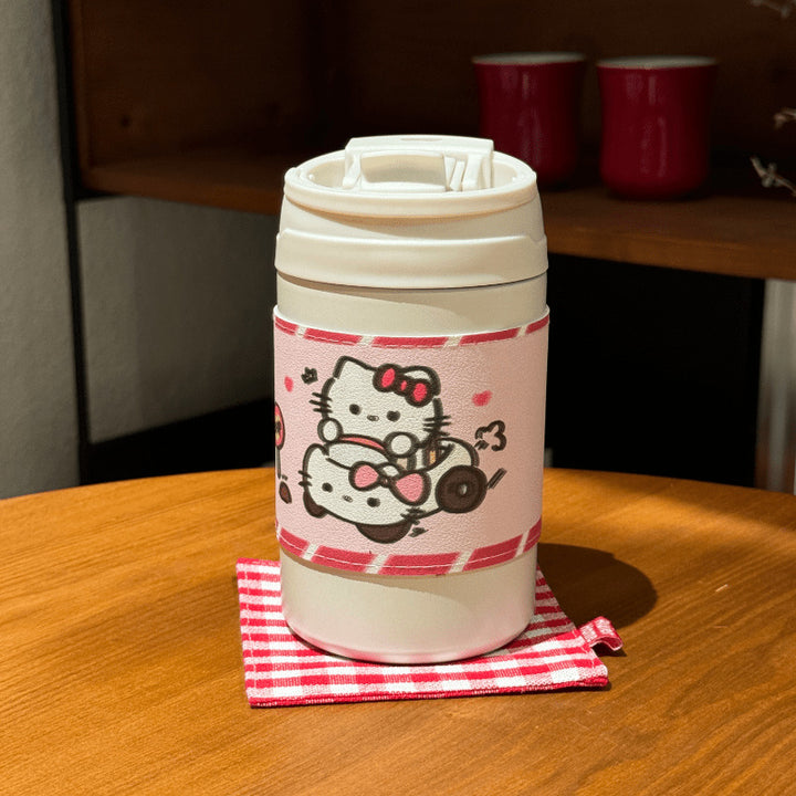 Women's Insulated Coffee Mug with Cute Bunny Design Bowlift