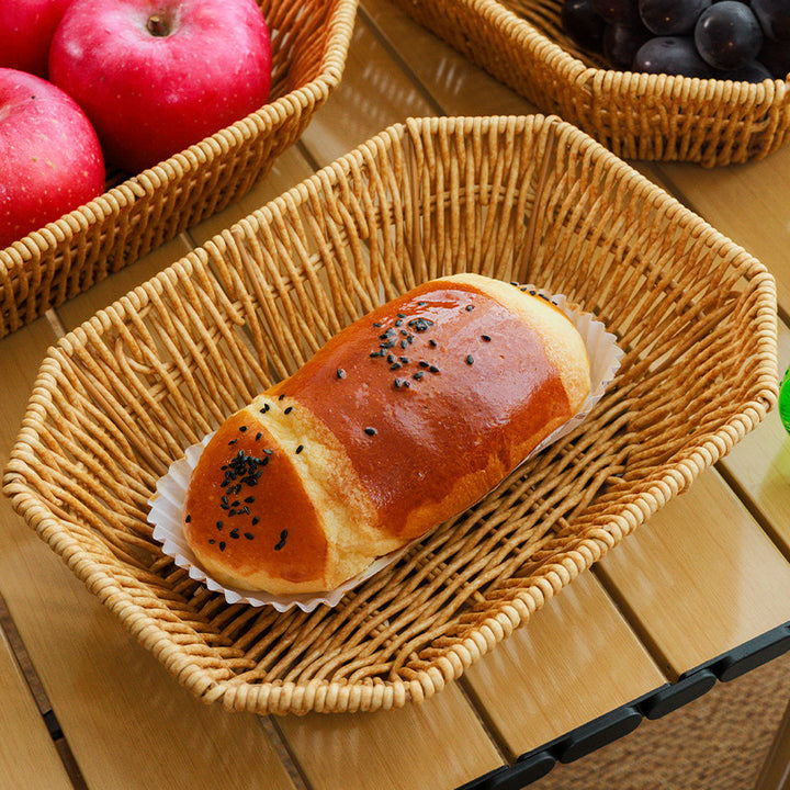 Decorative Woven Serving Dish Bowlift