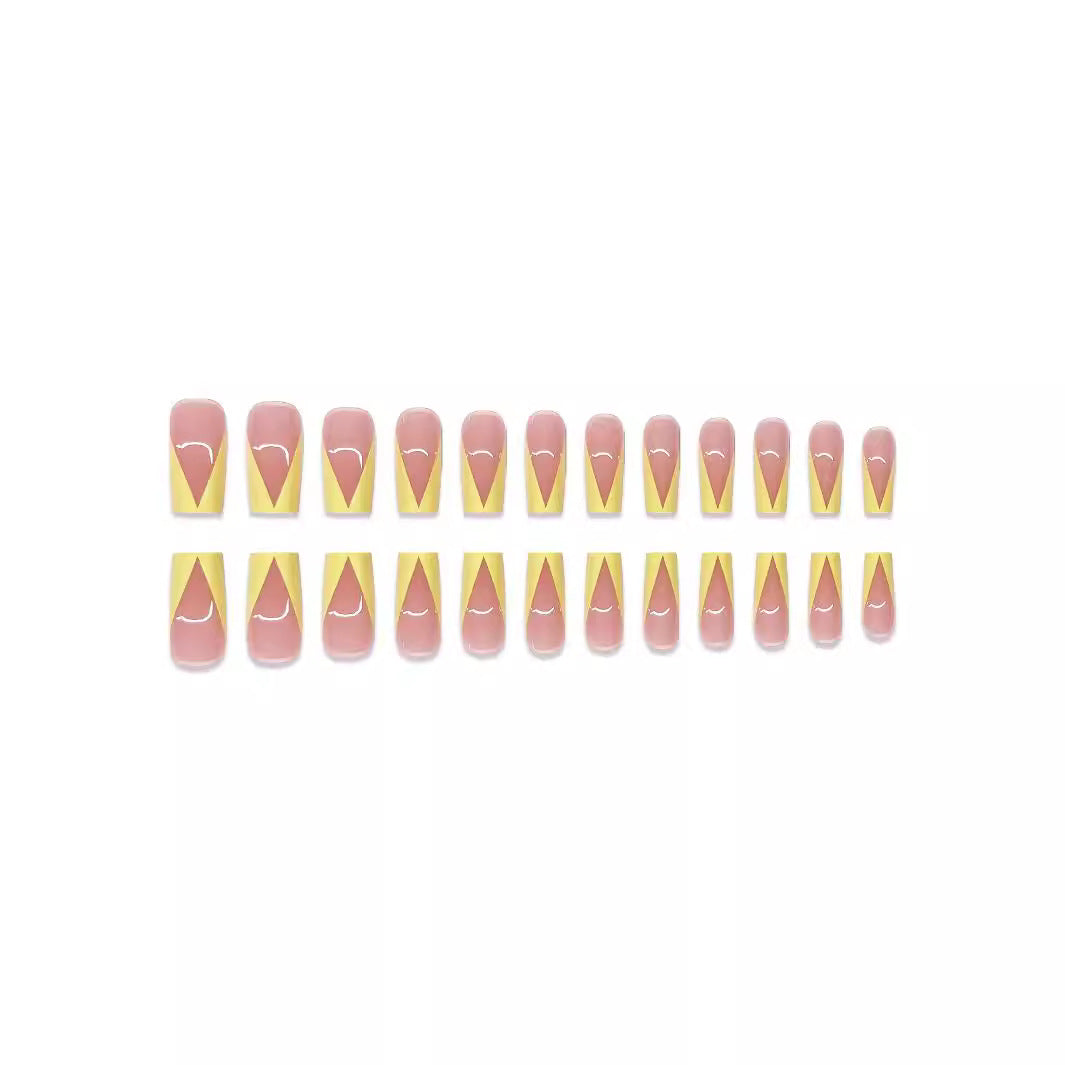 Artistic Geometric Nail Art Bowlift