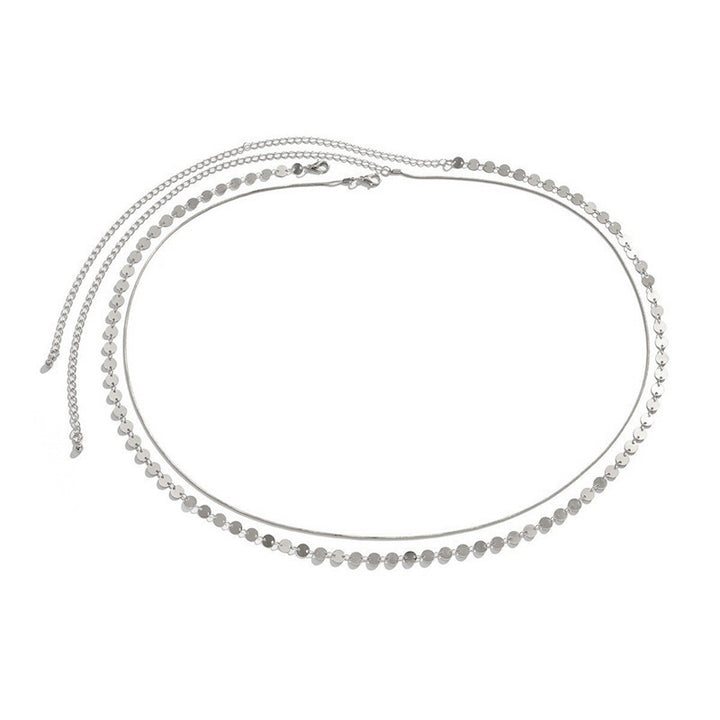 Elegant Layered Chain Belt Bowlift