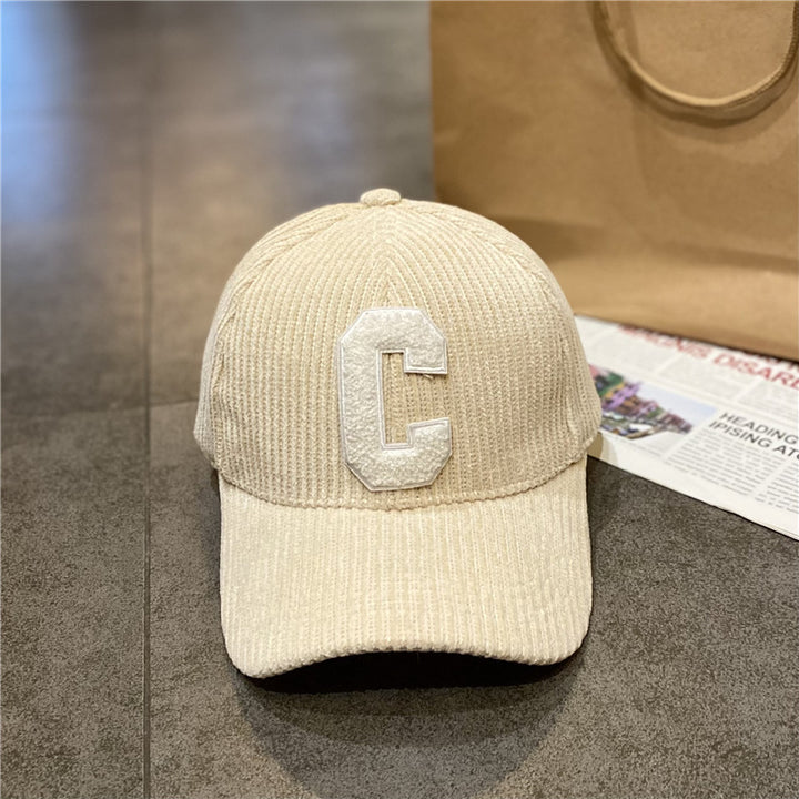 Unisex Corduroy Baseball Cap Bowlift