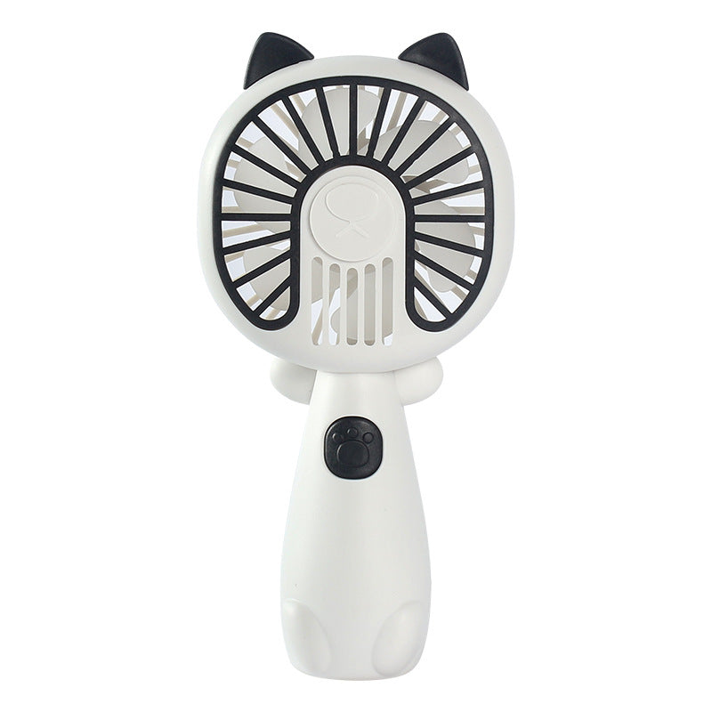 Cat-Themed Handheld Fan Bowlift