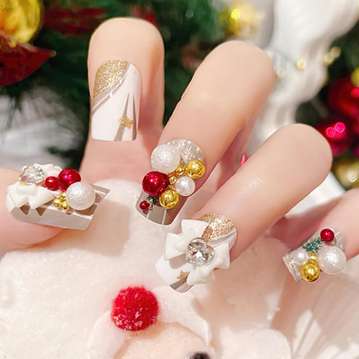 Decorative Press-On Nail Art Kit Bowlift